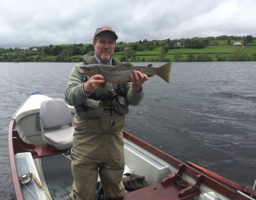 Mark Henry with a fantastic 59 cm Brown Trout from Lough Fern