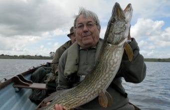 Trolling over deep water best for Mayo pike last week 100cm pike