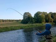 playing a fish