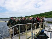 Irish trout fly fishing youth and coaches enjoy master class at Carrigavantry Coaches and team all enjoy Carrigavantry