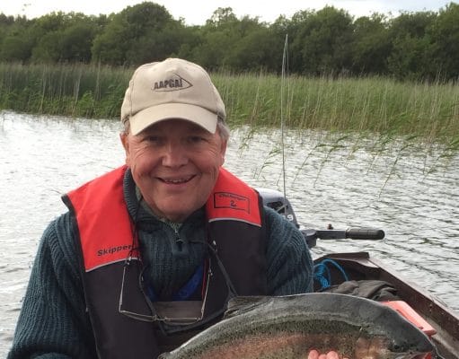 Lene Rainbows to 7lb on perch fry Lough Lene