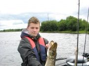 Jean – Baptiste with his first Irish Pike