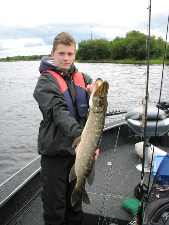Jean – Baptiste with his first Irish Pike