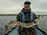French anglers enjoy the pike fishing in Mayo 94cm pike