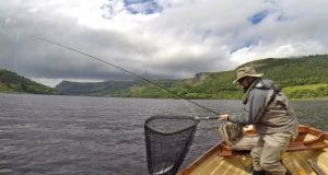 Sea trout action on Glencar Lake!