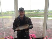 Shane Martin with his catch...