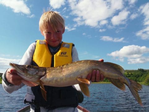 No monsters, but plenty of good size fish for beginner anglers