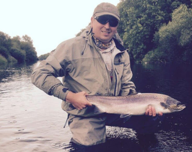 A nice clean fish released by Glen Harmon on Woodstream yesterday
