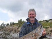 Good angling on Mask as Tuam angler wins World Cup Brian Joyce from Derrypark Lodge with a magnificent 15.5lbs ferox trout caught on Lough Mask