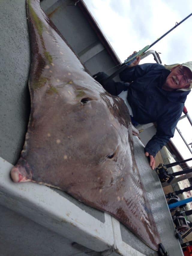 Venerdì Dick, che un paio di giorni prima aveva perso una razza, ne catturava, dopo una dura battaglia, una di 75 Kg
