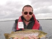 Competition and pleasure anglers enjoy the fly fishing on Owel Dominic Murphy from Tallagh on owel