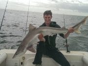 Just what the doctor ordered – a specimen Wexford tope ! Dr James Ralph with his specimen tope...