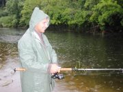 Kevin Hooks Up on His First Day Salmon Fishing on the River Boyne