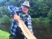 Plenty of water and some good salmon on the Munster Blackwater Chris Coady had a belter of a fish of roughly 21lbs which also was released safely