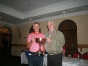 Kevin Johnson wins Arva Festival with 55.03kgs Winner Kevin Johnson receiving his prize at Arva Festival