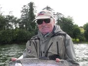 McEnteggart and Smith on Lene Owen McEnteggart of Dundalk with cracking Lough Lene Rainbow
