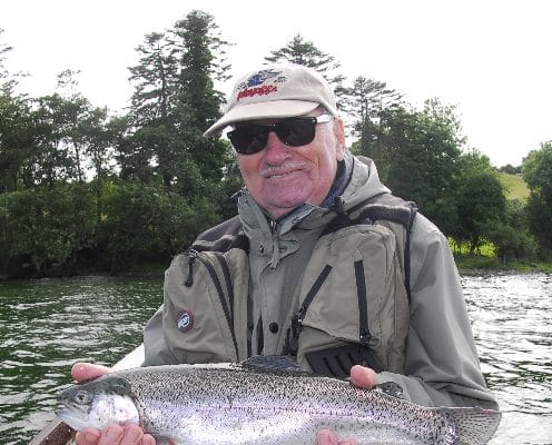 Owen McEnteggart of Dundalk with cracking Lough Lene Rainbow