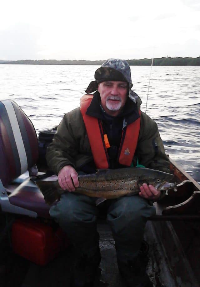 Philip Reid with his 7lb Sheelin trout