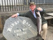 A small improvement on the Moy William Appleby, UK, with his first ever Irish salmon