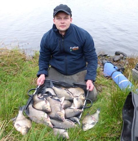 Arunas Mlecka's 1.650kg bream helped him to secure the top weight