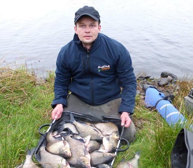 Arunas Mlecka's 1.650kg bream helped him to secure the top weight Arunas Mlecka's 1.650kg bream helped him to secure the top weight