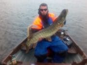 23lb River Monster on the last cast ! Cracking 23lb pike on the Clare river