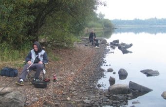 East Clare Lakes fish well over the weekend Ryan and Steve Wright from Cashel on the east Clare lake