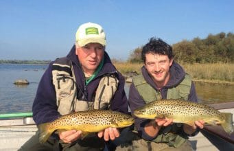 The perfect end to a fantastic season on Corrib for Larry McCarthy and Dara Lynch.