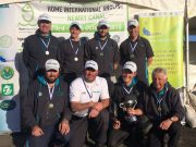 Team England win the Home International on the Newry Canal Team England