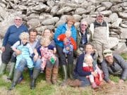 Salmon season finished on Currane but sea trout still to be caught McSweeney party and guests