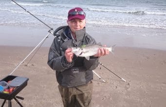 Nail biting moments at the the World shore team fish offs at Courtown Jane with bass