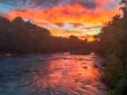Irish Angling Update – 01 October 2015 Red sky at Red Roof on the Drowes