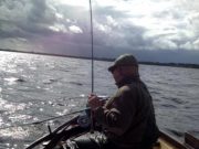 260 anglers at the starting line up on Lough Sheelin
