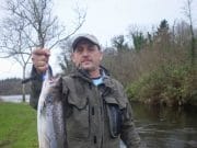 Salmon no. 2 of 2016 caught on the Drowes