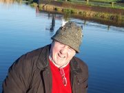Brownies in the sunshine at Ardaire Springs Fishing Centre Denis Hennessy Sculpture with 15lb beauty