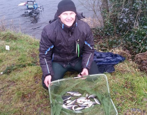 Mainly Roach for the Ballybay anglers on Lough Namachree Rimka Kondrackai