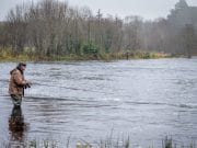 Drowes waits in anticipation… The corner of the Blackwater at the weekend.