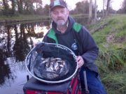 100 roach wins open on Grand Canal at Daingean canal fishing