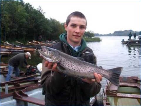 Fergal McKiernan, Athlone the 2015 winner of the LSTPA trout rehabilitation competition