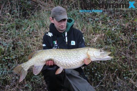 Craig Murphy with 17.5lbs pike
