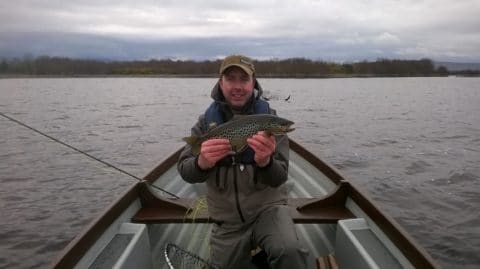 Gerry Moran Ballinrobe, with a nice 2lb early season trout.
