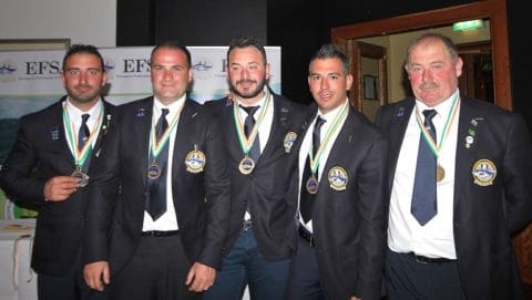 Bronze Medal Winners Italy at Last Nights Awards