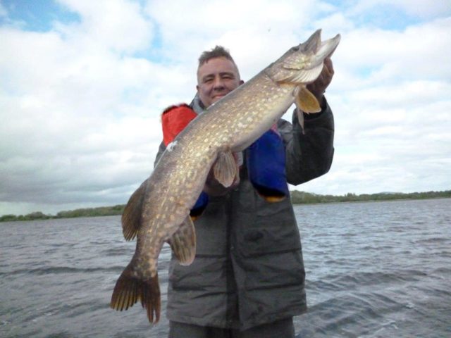 David Rousseau with a nice big fat Pike
