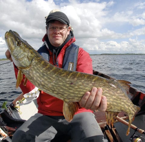 Guillaune Bourst from France with cracking Midland pike