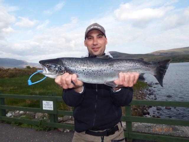 Markus with his Sea Trout