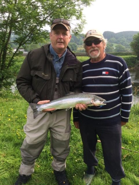 Martin Cronin and connie Crocoran on the Munster Blackwater