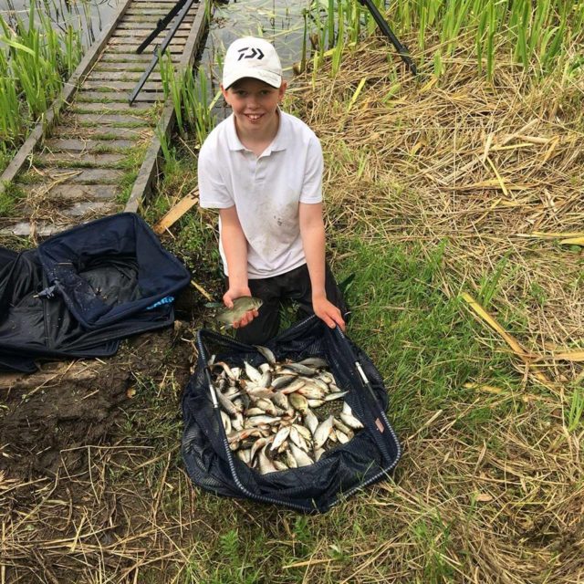 Junior angler Eoin Rogers