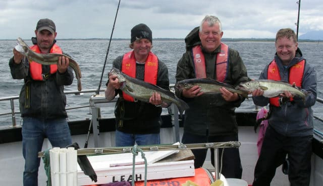Happy Mayo anglers on Killala Bay