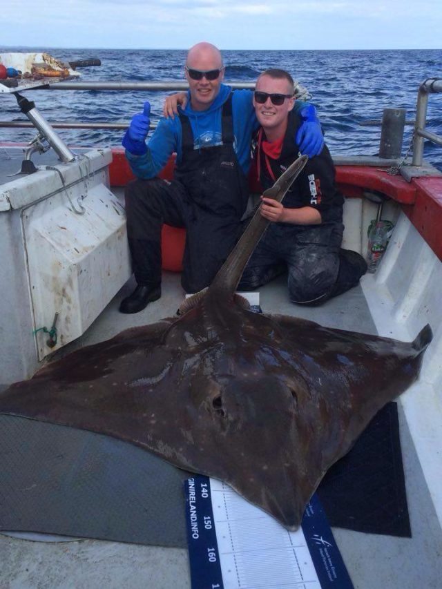 Gary Blake with skate weighing 196lb