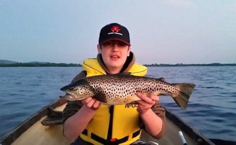 Jake Cunningham With A Nice Sheelin Trout